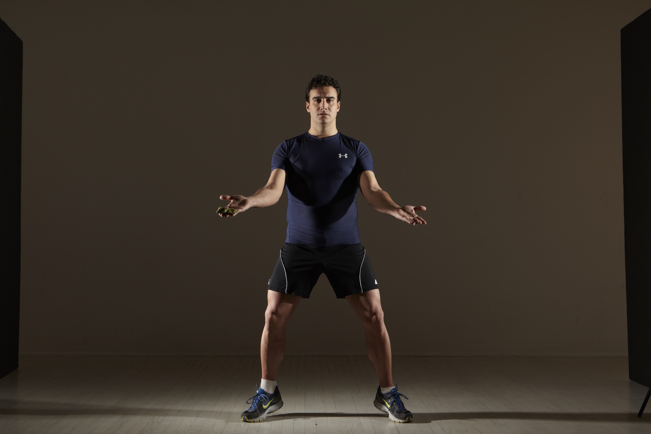 Michael demonstrating his movement practice